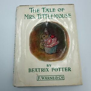 The Tale of Mrs Tittlemouse Beatrix Potter Vintage Hardcover Frederick Warne Co